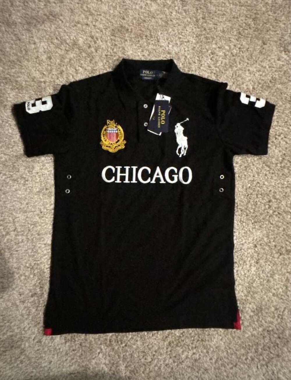 Polo Ralph Lauren Chief Keef Chicago Custom Slim Fit Polo Shirt